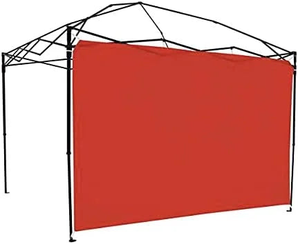 Ozark Trail Sun Wall / Shade Wall Sidewall for 10 x 10' Straight Leg Gazebo / Canopy / Tent, Red (Sun Wall Accessory Only. Gazebo Not Included.)