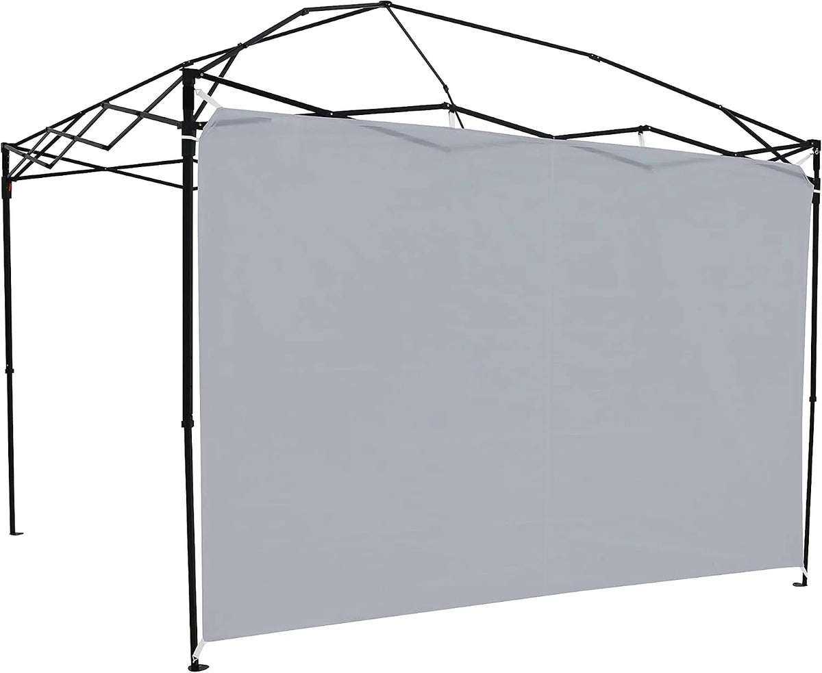 Ozark Trail Sun Wall / Shade Wall / Sidewall for 10 x 10' Straight Leg Gazebo / Canopy Tent, Light Gray (Sunwall Accessory Only. Gazebo Not Included.)