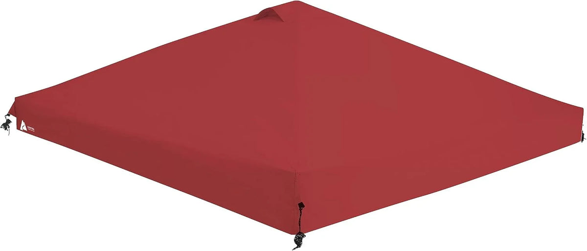 Ozark Trail 10' x 10' Gazebo / Canopy Top Replacement Cover Only, Red Color (Canopy Sold Separately) for Outdoor Straight Leg Canopy. Includes 10x10 Feet Top and Carrying Bag with Handle and Zipper.